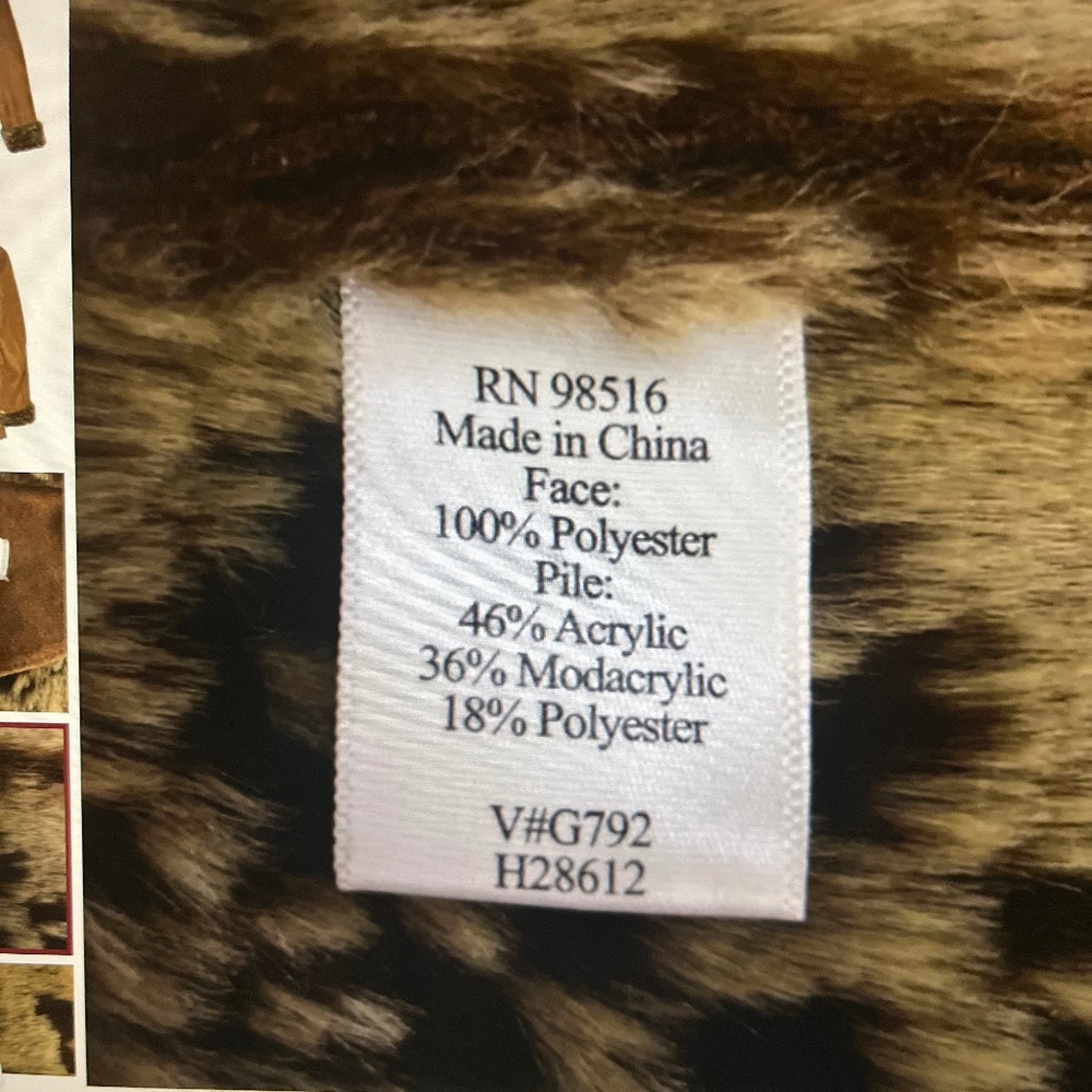 COLDWATER CREEK Faux Fur-Lined Hooded Winter Faux Suede Coat - M - Like New - Picture 4 of 4